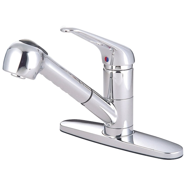 KS881C Pull-Out Kitchen Faucet, Polished Chrome